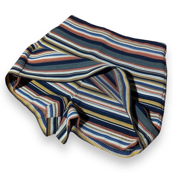 Zara Trafaluc Skort Multicolor Striped Skirt Shorts Women's Size S - Picture 4 of 8